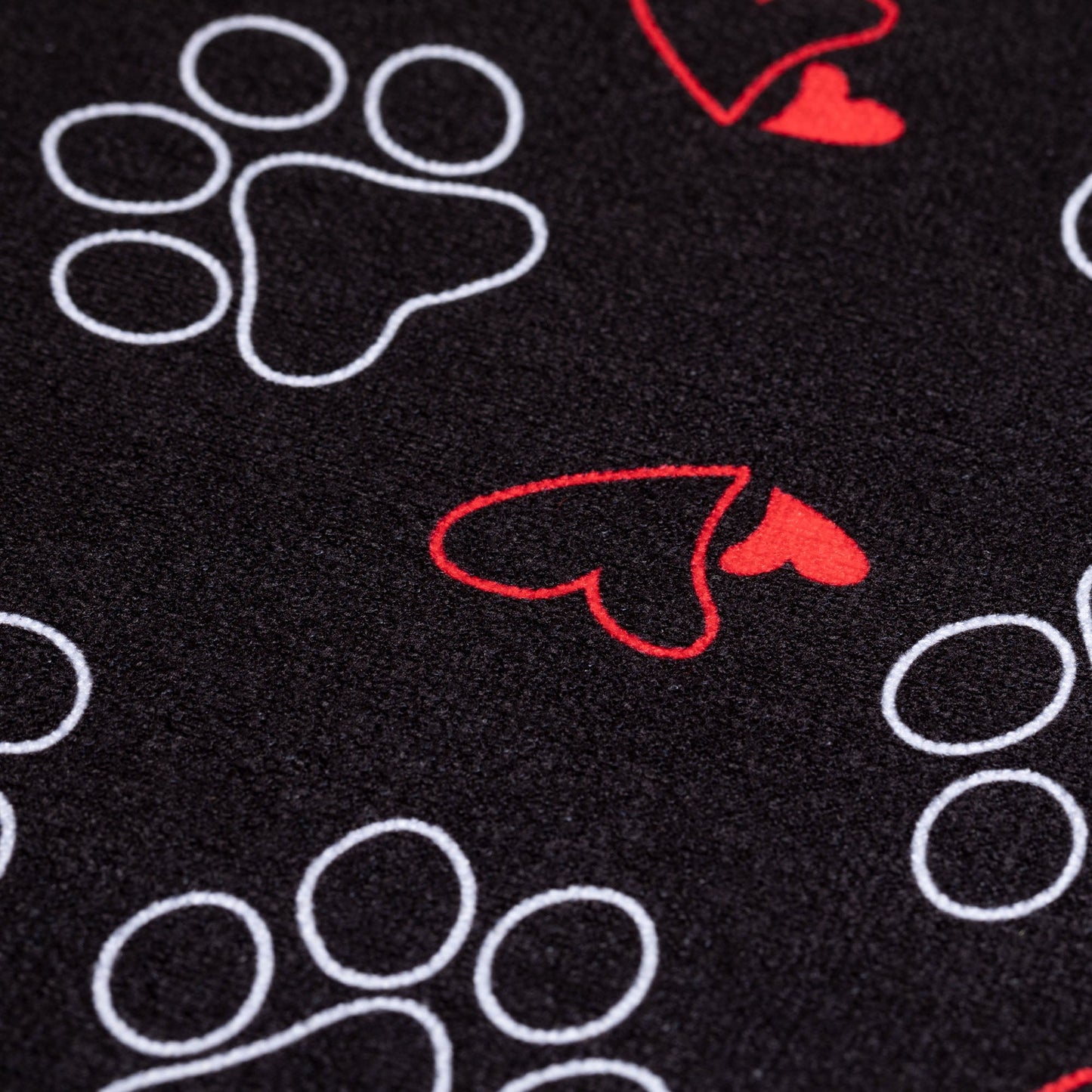 Heart & Paws Dish Drying Mat