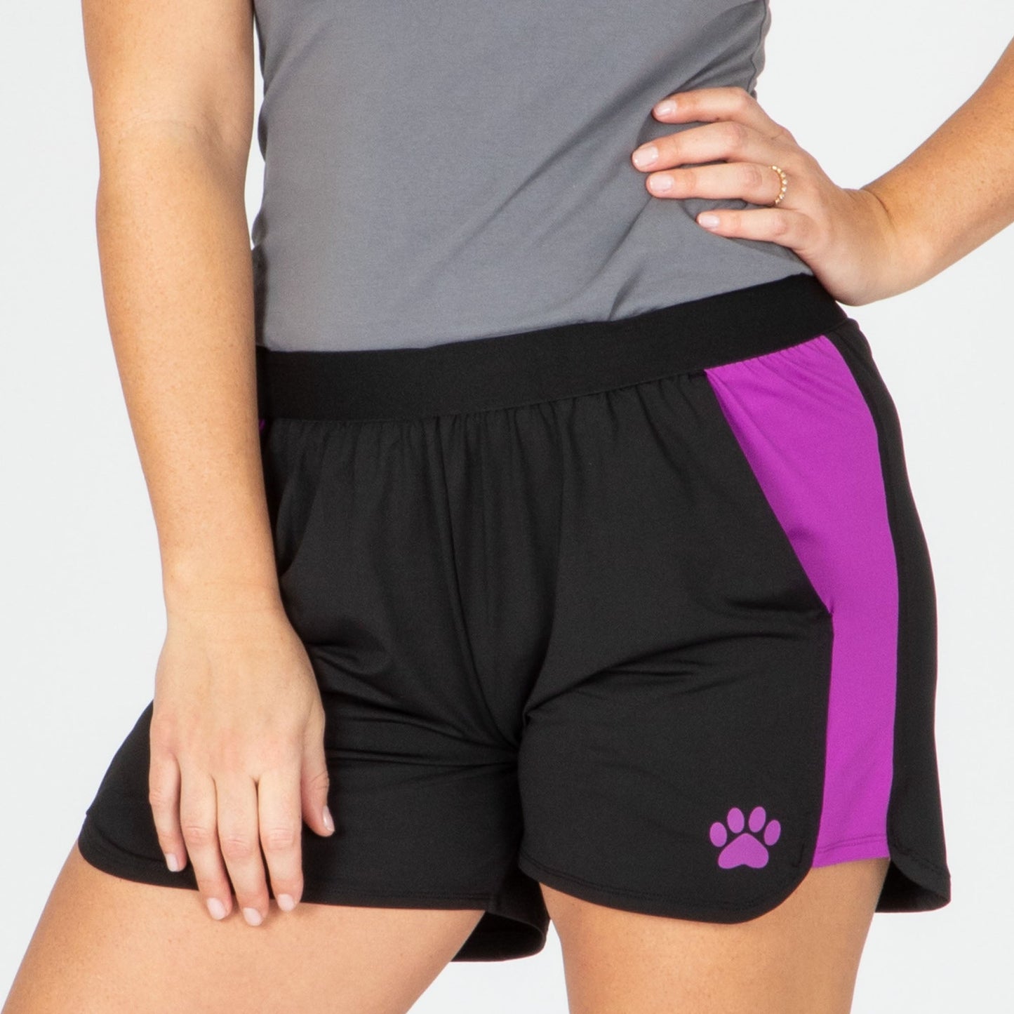 Quick Dry Paw Print Shorts