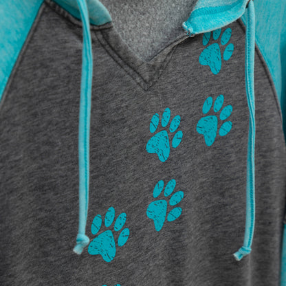 Walking Paws Burnout Hoodie