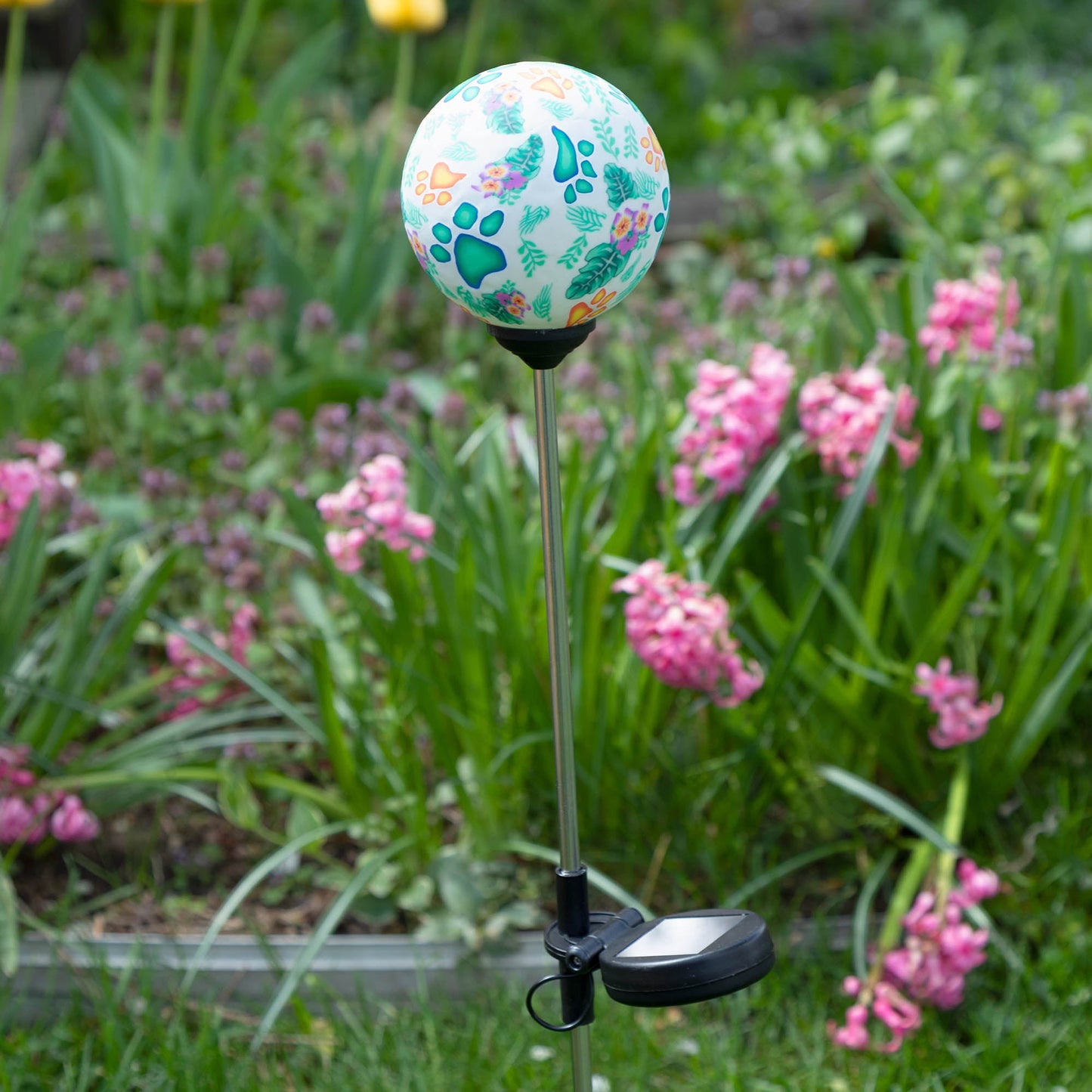 Pawsitively Beautiful Solar Garden Stake