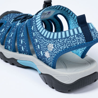 Blue Paw Print Sport Sandals