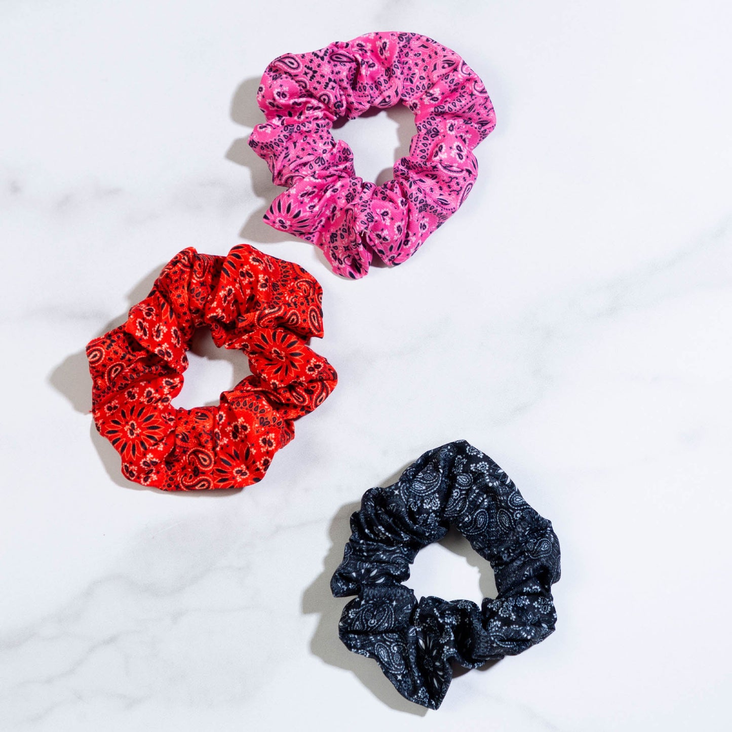 Silky Soft Scrunchies - Set of 3