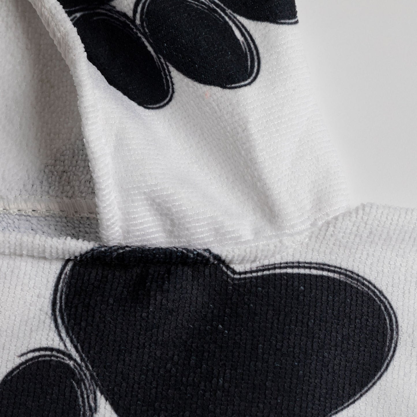 Paw Print Beach Towel Poncho