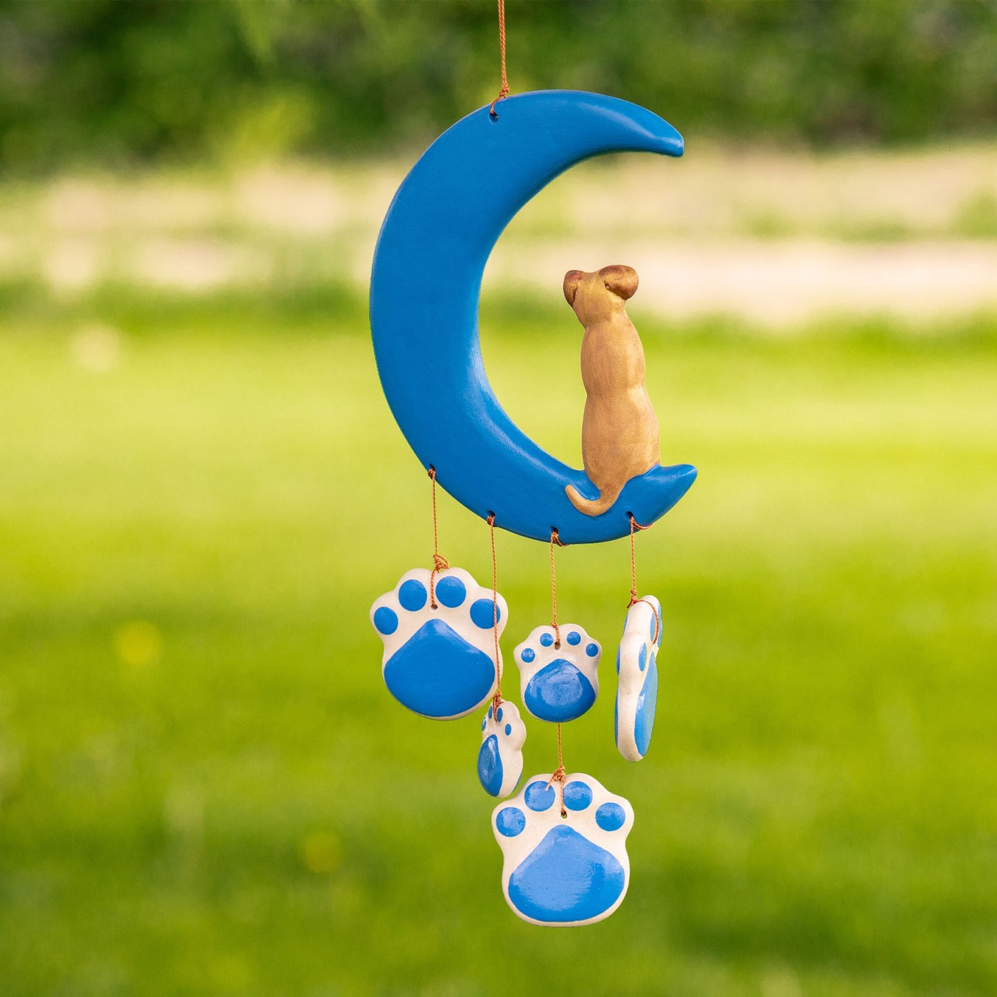 Pet Moonlight Ceramic Wind Chime