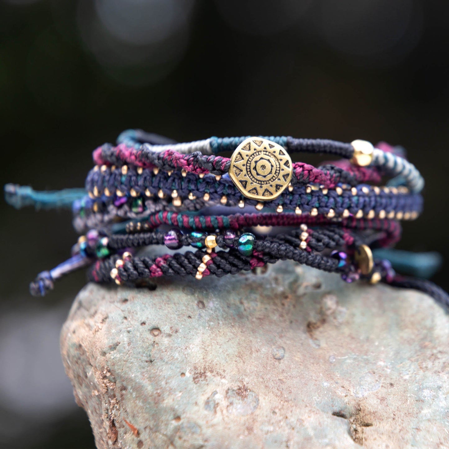 Guatemalan Seven-Strand Earth Bracelet | Fair Trade