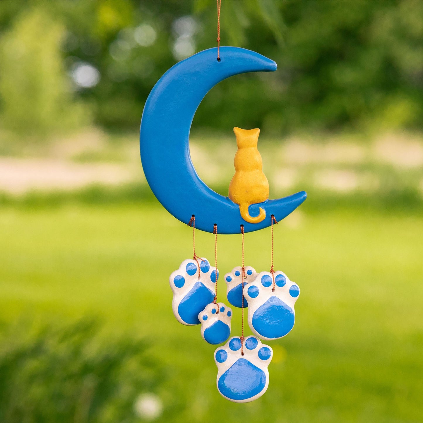 Pet Moonlight Ceramic Wind Chime