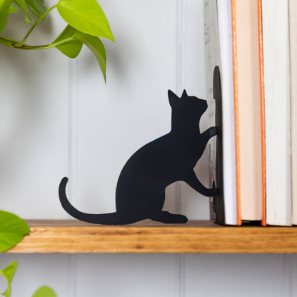 Hand Cut Pet Metal Bookends