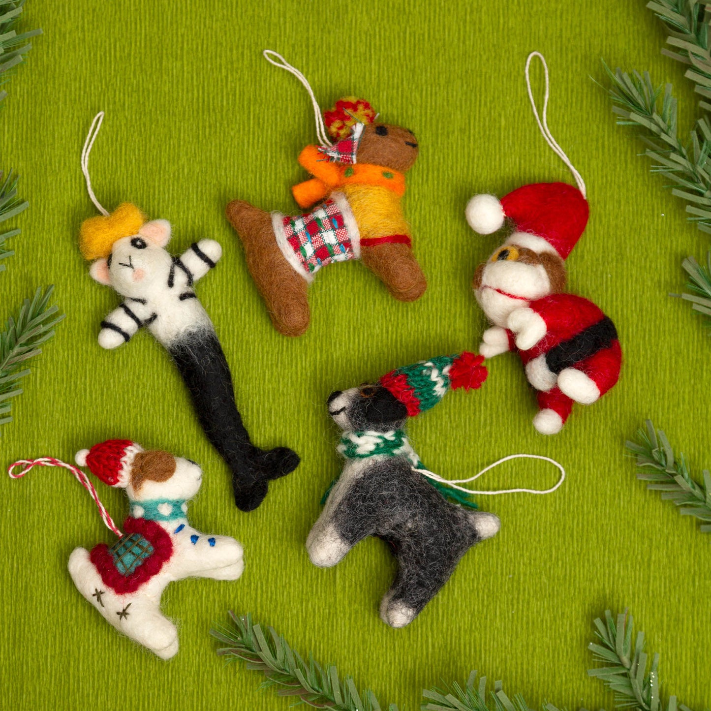 Festive Pet Felt Ornament