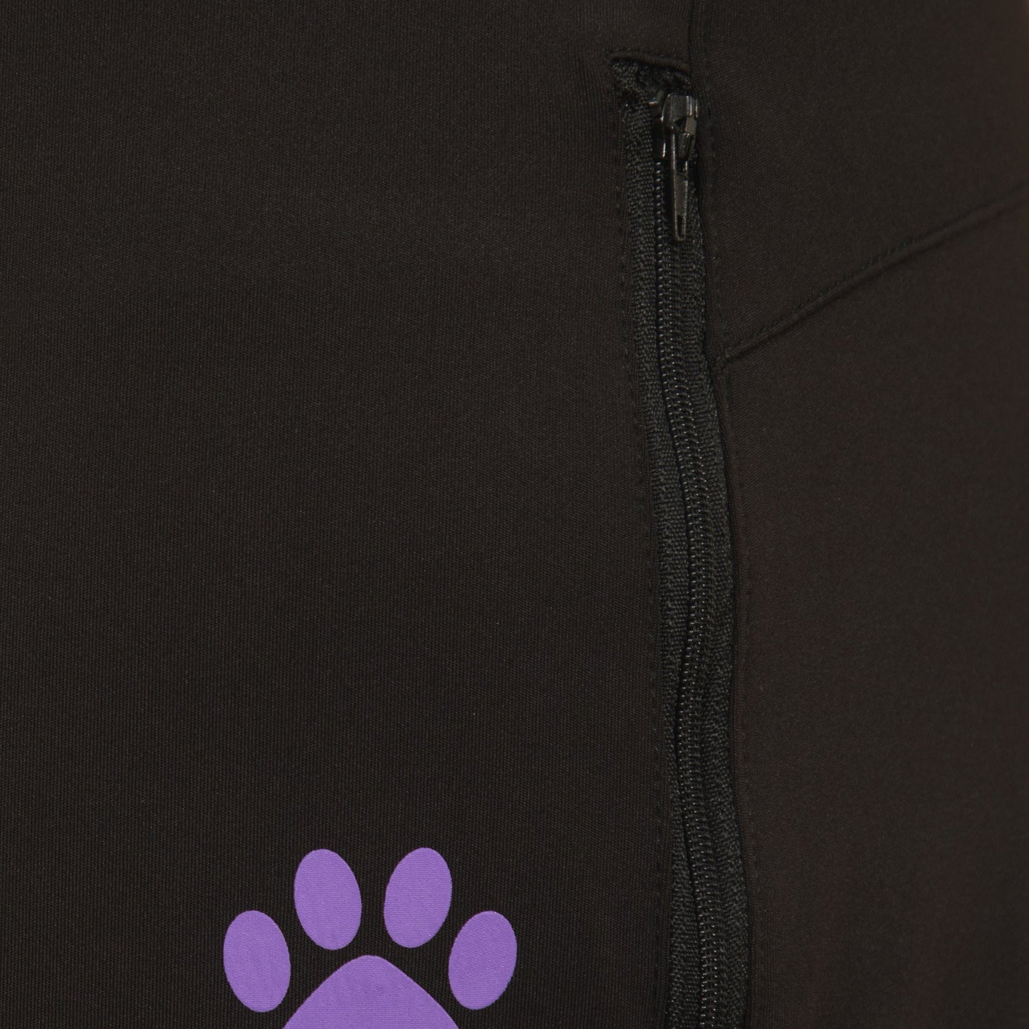 Paw Print Straight Leg Athleisure Pants