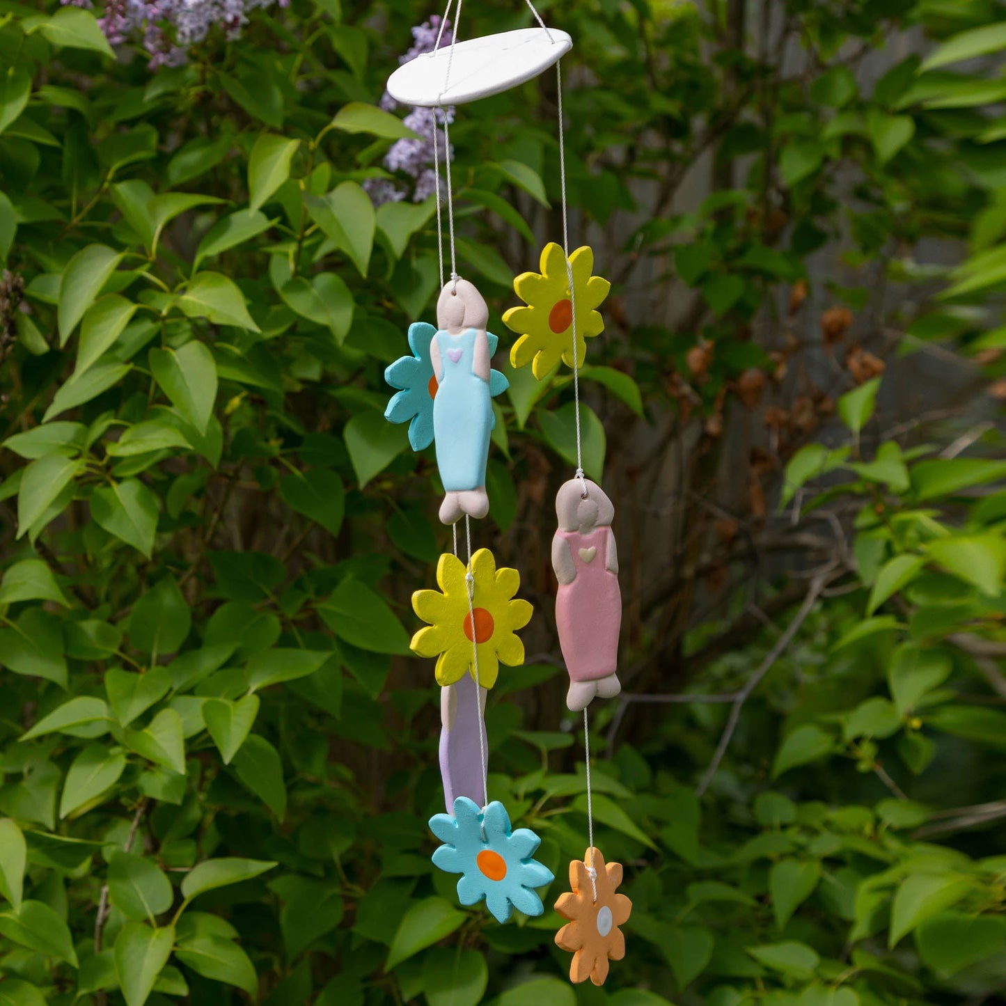 Sisters Handmade Ceramic Chime