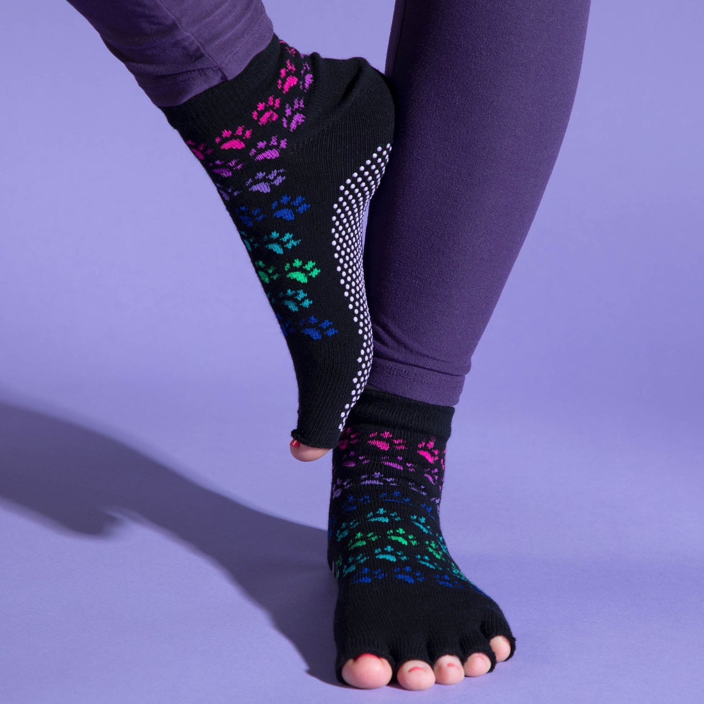 Jacquard Grip Yoga Socks