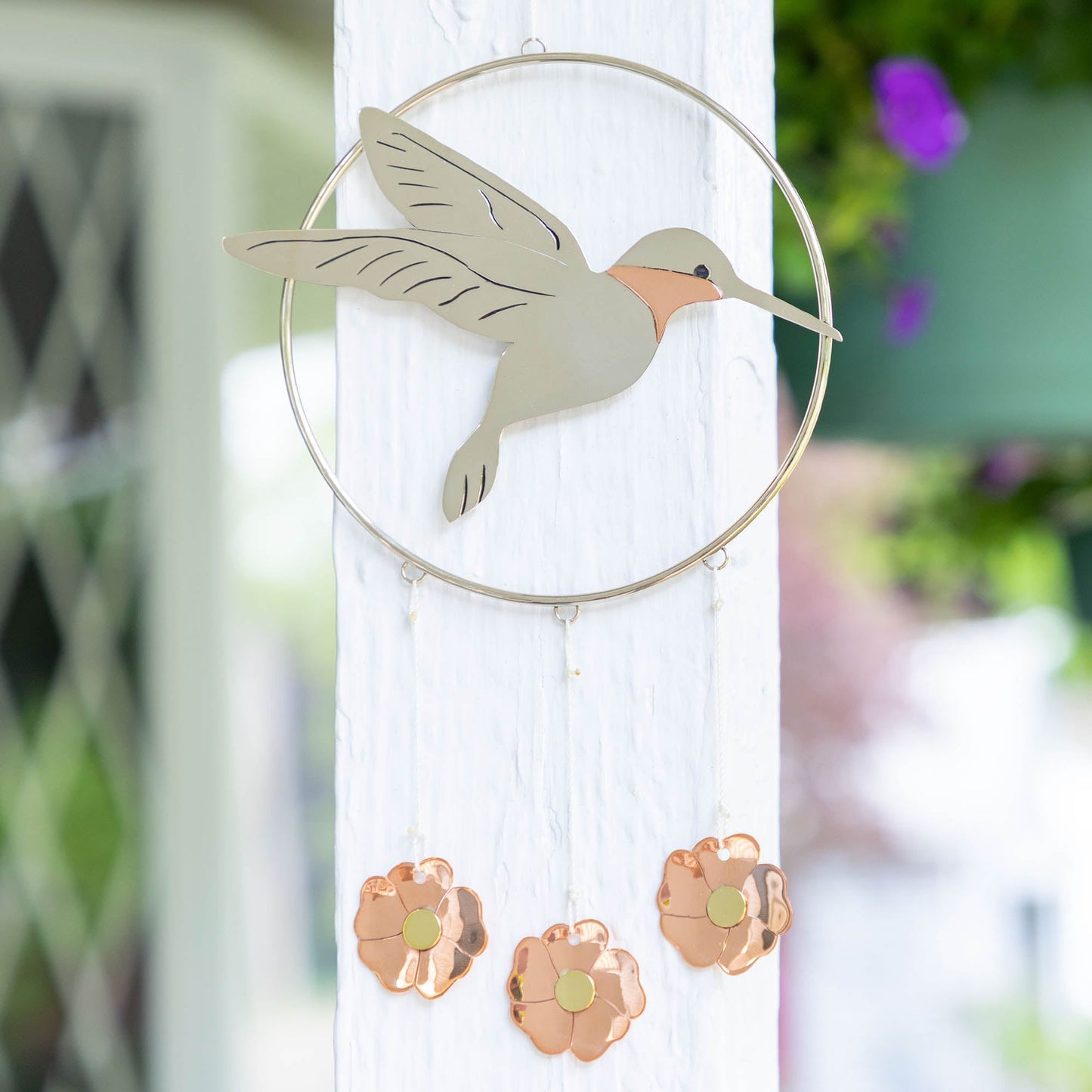 Flying Hummingbird Mixed Metal Wind Chime