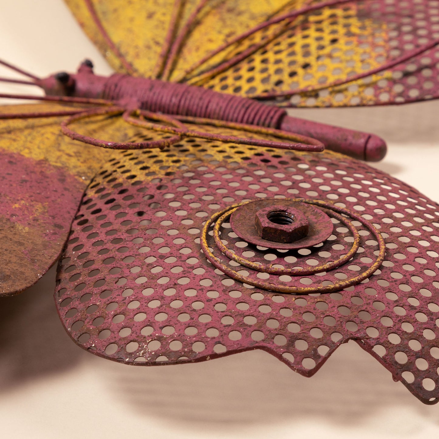 Handcrafted Metal Butterfly Outdoor Decor