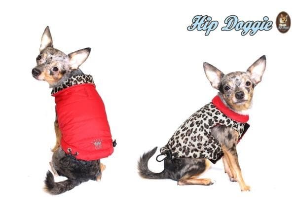 Red & Leopard Reversible Vest