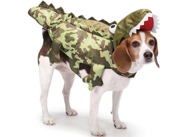 Camo Alligator Dog Costume