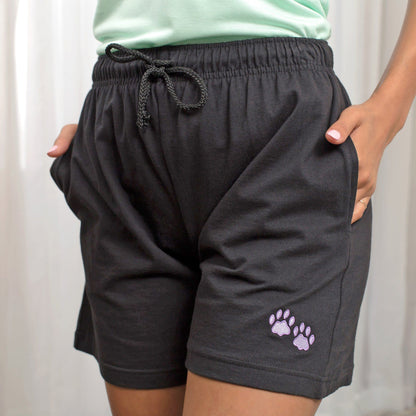 Purple Paw Women's Casual Shorts