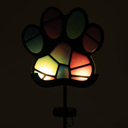 Pets & Angels Colorful Mosaic Solar Garden Stake Light