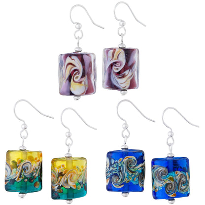 Colors Of Inspiration Glass Earrings