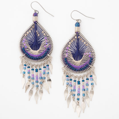 Dazzling Chandelier Thread Earrings