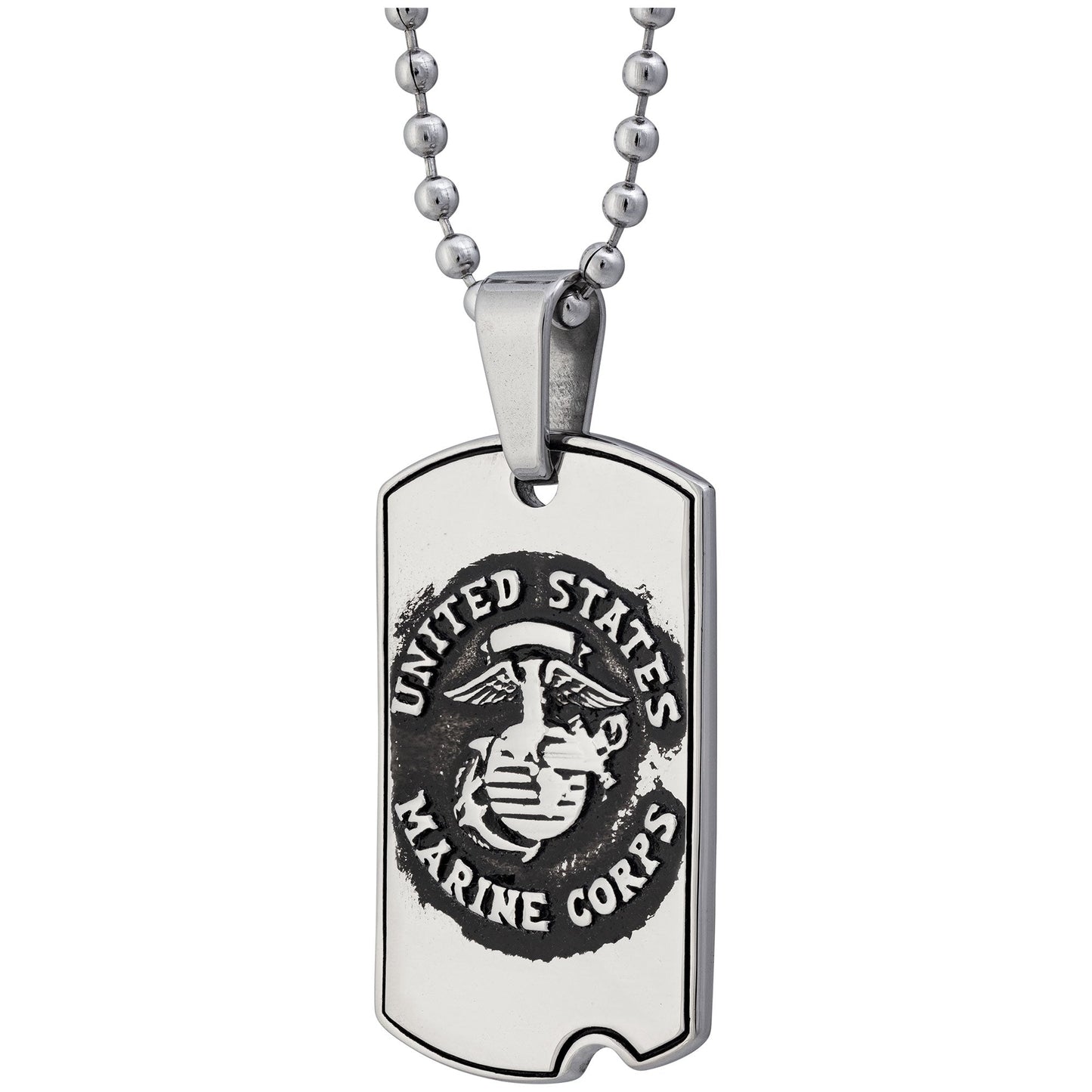 St. Michael Military Dog Tag Necklace