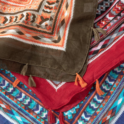 Tribal Tassel Scarf