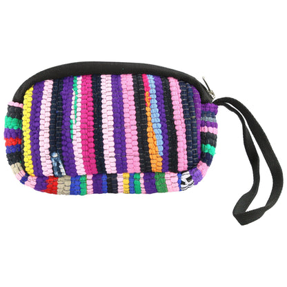 Color Burst Recycled Wristlet