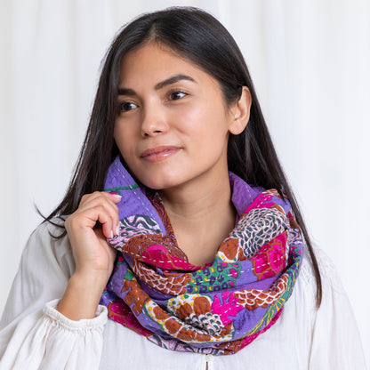 Waves of Color Infinity Scarf | Fair Trade