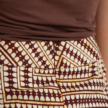 African Kitenge Pencil Skirt