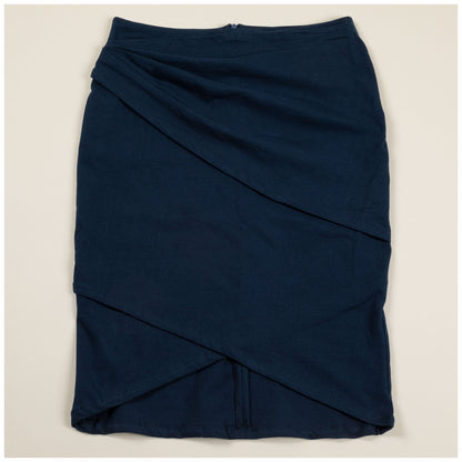 Organic Layered Pencil Skirt