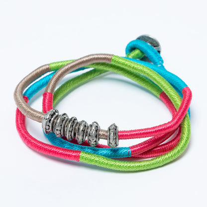 Infinite Inspiration Woven Wrap Bracelet