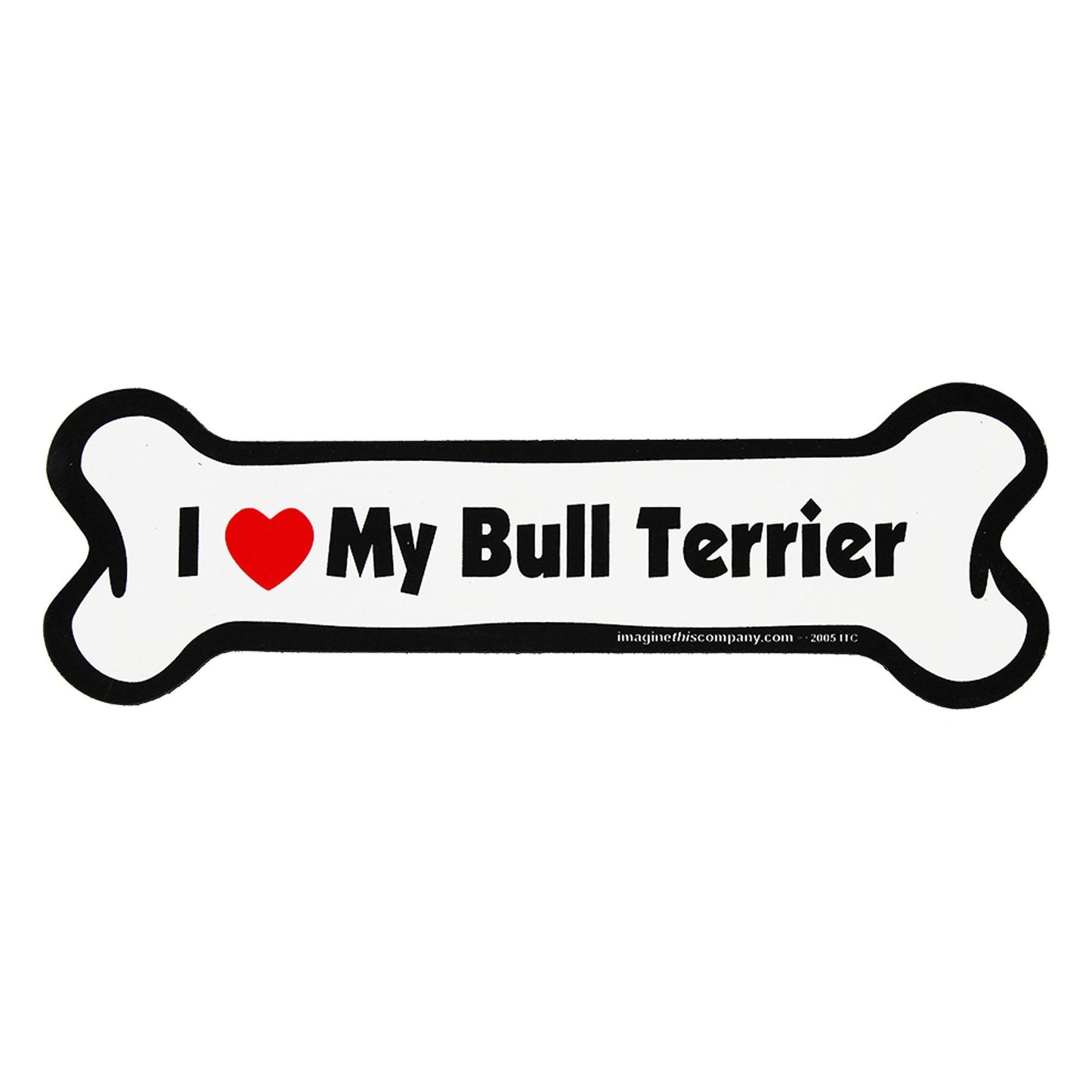 I Love My Dog Car Magnet: Breeds A - K