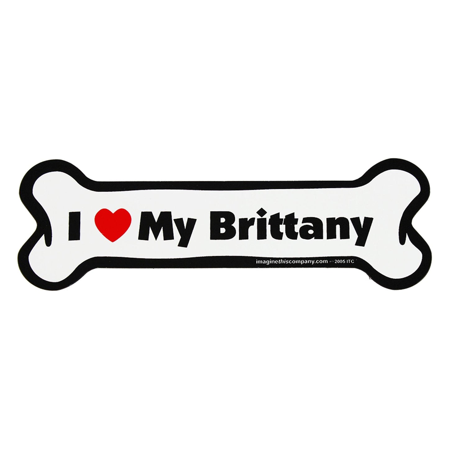 I Love My Dog Car Magnet: Breeds A - K