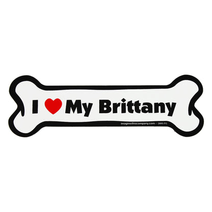 I Love My Dog Car Magnet: Breeds A - K