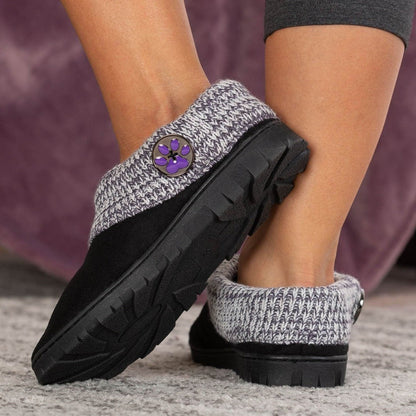 Purple Paw Comfy Clog Slippers