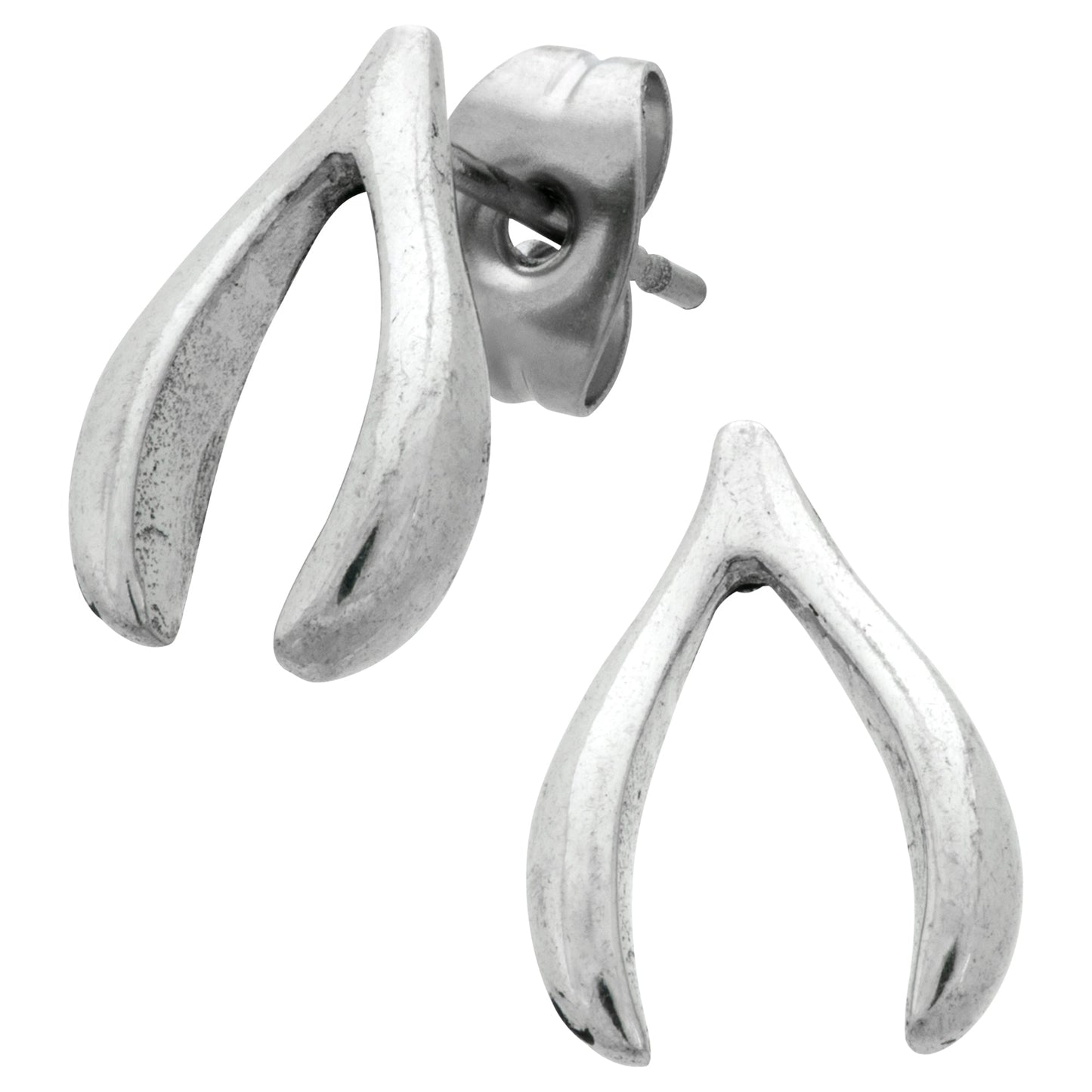 Lucky Wishbone Pewter Jewelry!