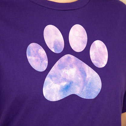 Rainbow Watercolor Paw T-Shirt