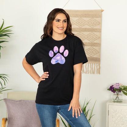 Rainbow Watercolor Paw T-Shirt