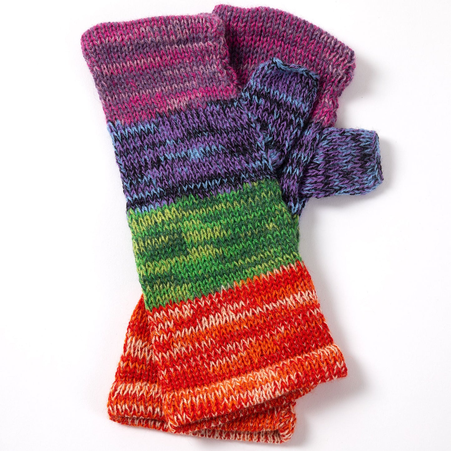 Alpaca Fingerless Mittens