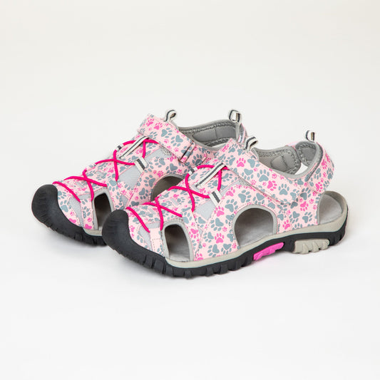 Walking Paws Adjustable Closed Toe Sport Sandals