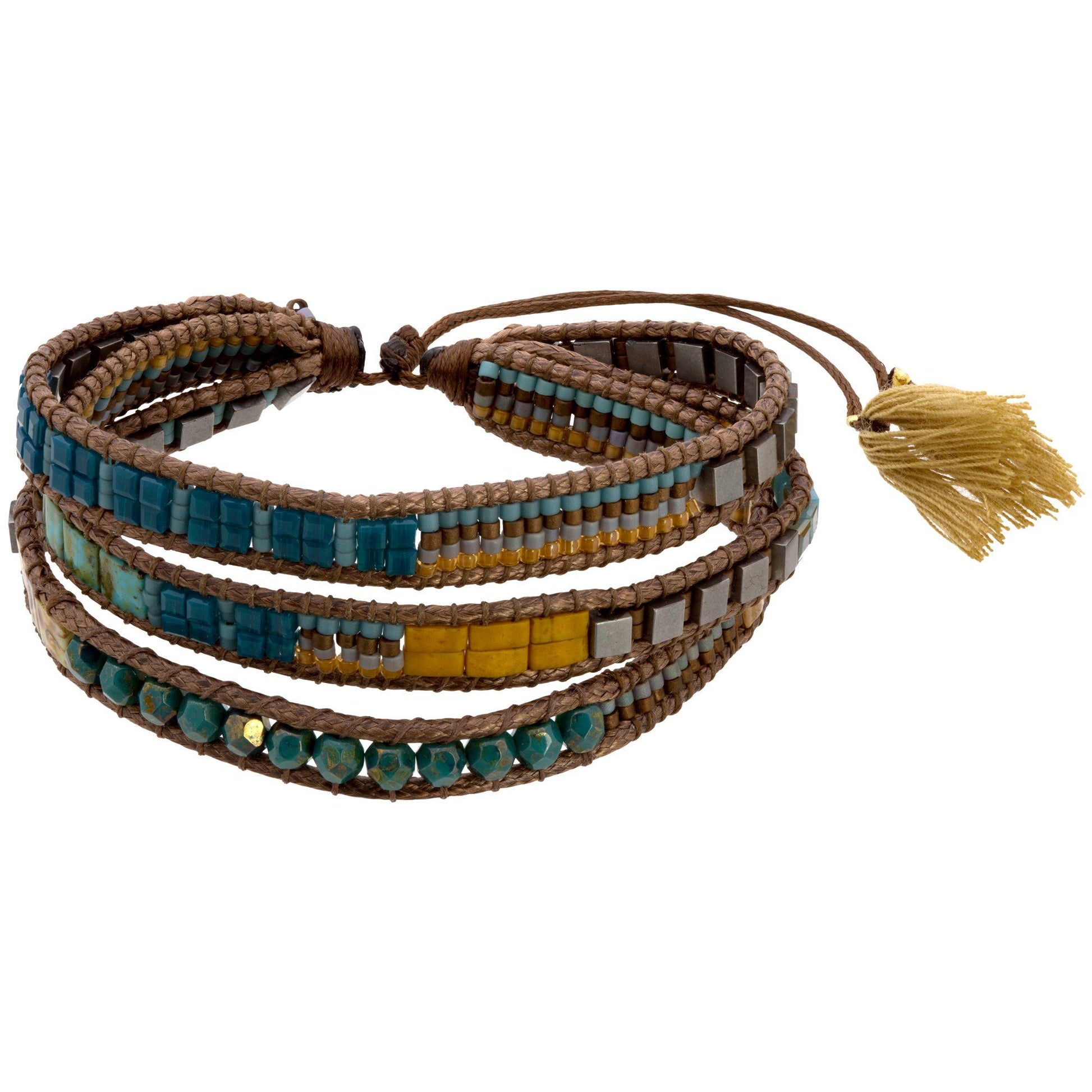 Lulu Beaded Stacked Bracelet