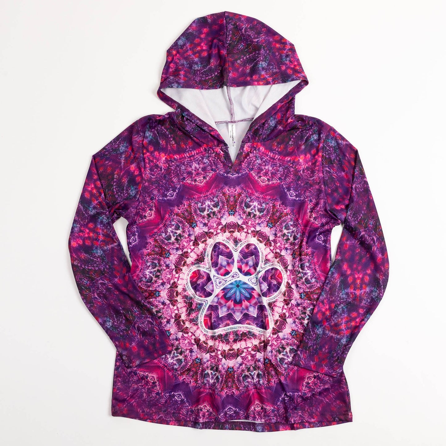 Cosmic Dreams Paw Print Hooded Top