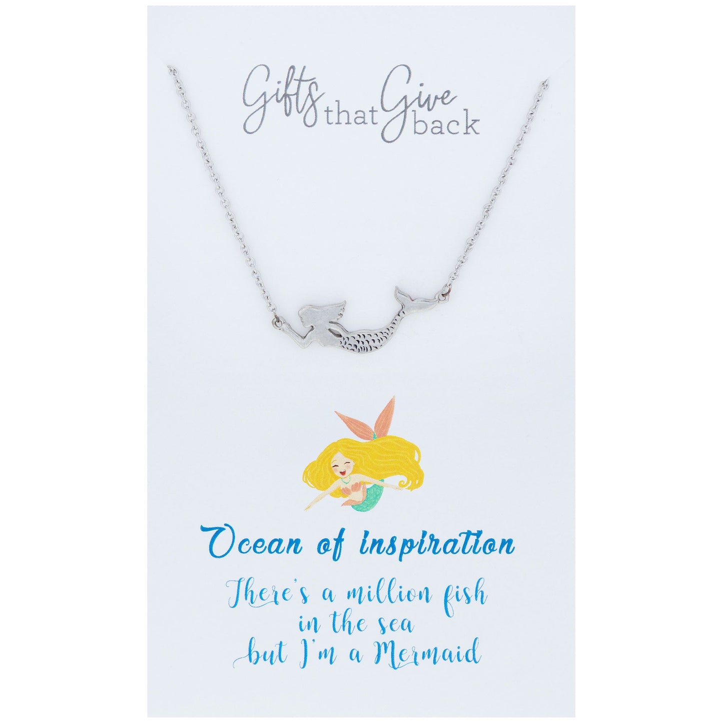 Under the Sea Pewter Necklace