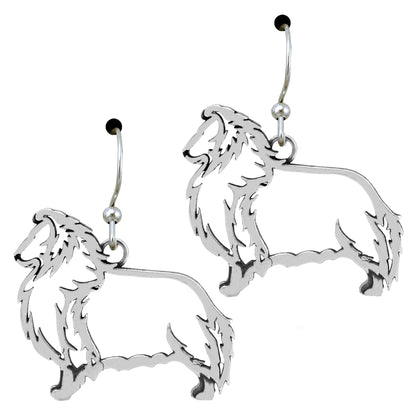 Recycled Sterling Dog Breed Earrings