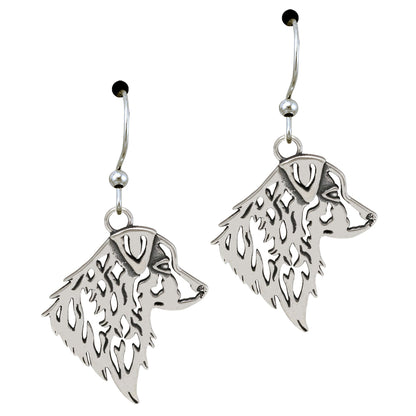 Recycled Sterling Dog Breed Earrings