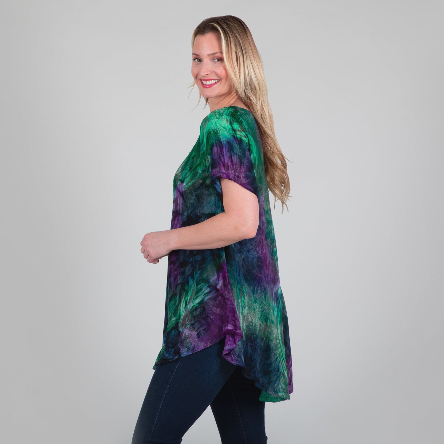 Peacock Love Tunic | Fair Trade