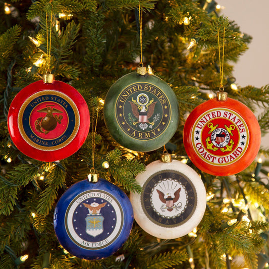 Salute To Service Capiz Ornament