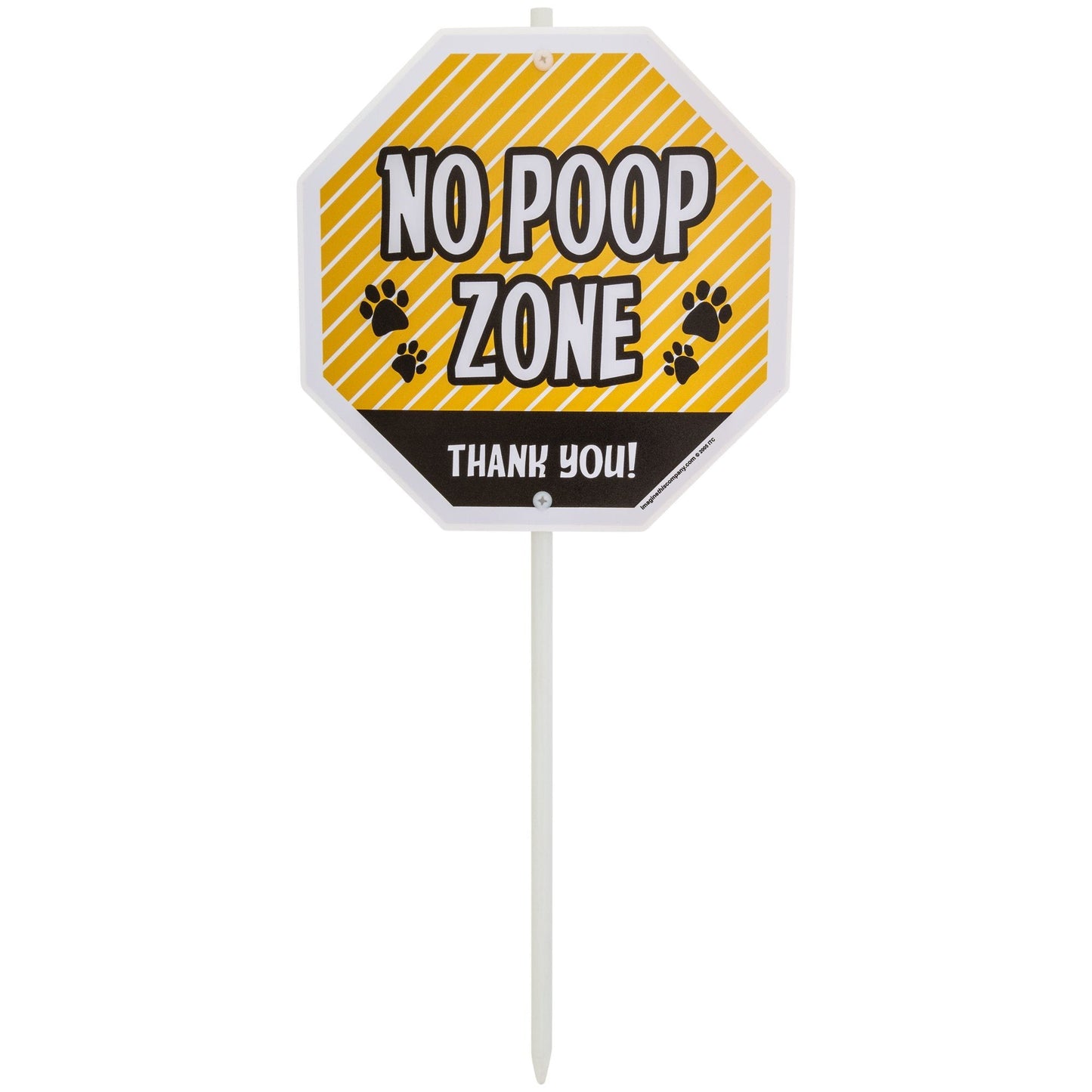 Watch Your Poop Garden Stakes