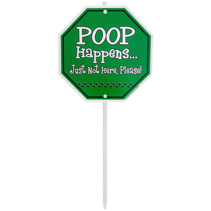 Watch Your Poop Garden Stakes