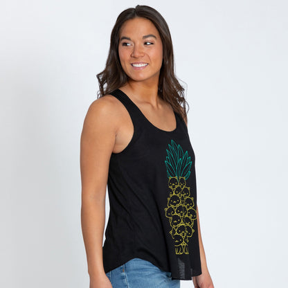 Cat Pineapple Tank Top