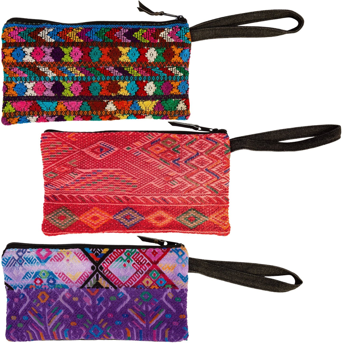 Guatemalan Huipil Wristlet